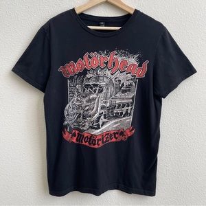 MOTÖRHEAD Black Red Motörizer Demon Semi Truck Short Sleeve Graphic Band Tee